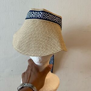 Sea & Grass Hat Straws Visor